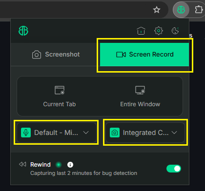 BetterBugs Webcam and Mic Support